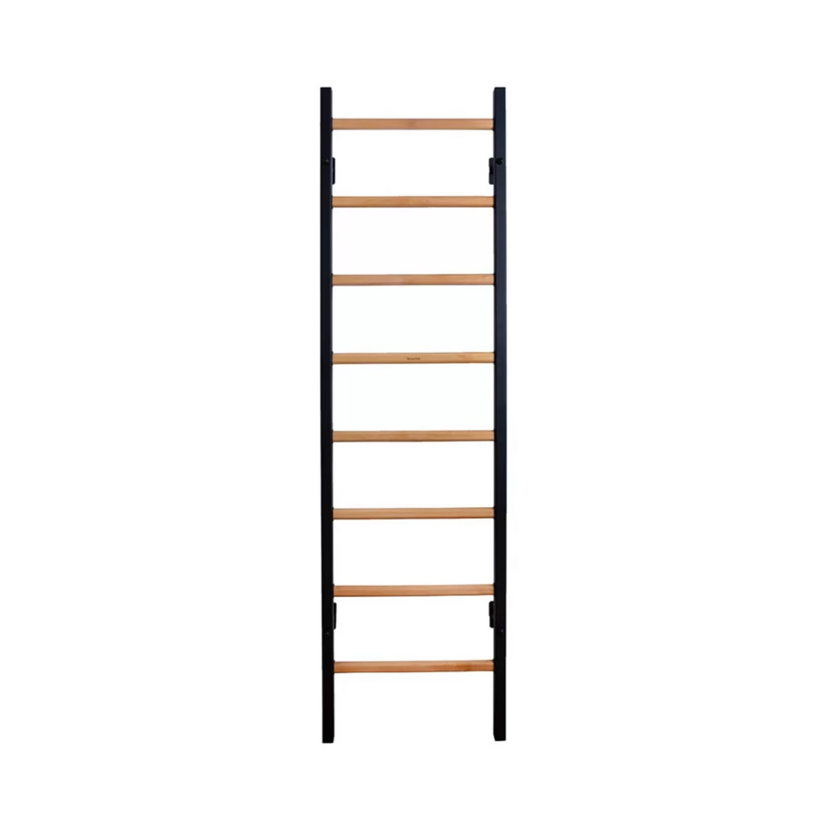 Front view of BenchK 200 Wall Bars and Gymnastic Ladders black version.