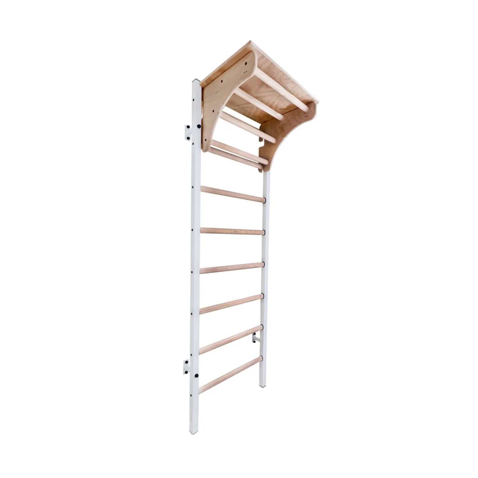 Main view of BenchK 212 Wall Bars and Gymnastic Ladders white version.