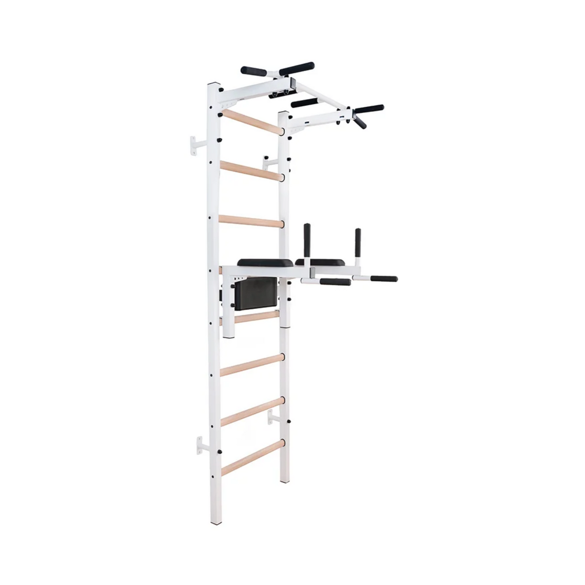 Main view of BenchK 222 Wall Bars and Gymnastic Ladders white version.