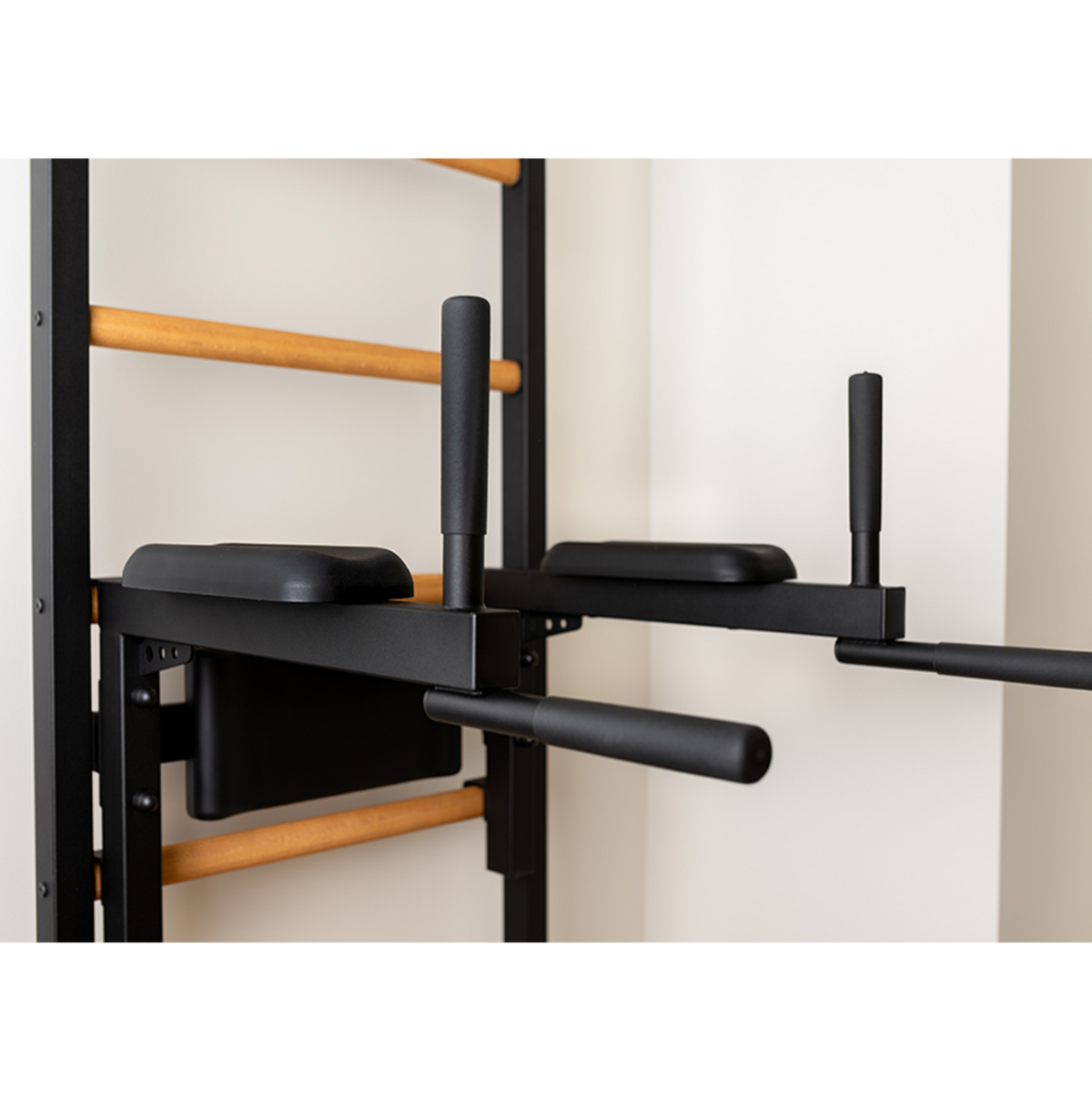 Dip bar of BenchK 223 Wall Bars &amp; Gymnastic Ladders black version.