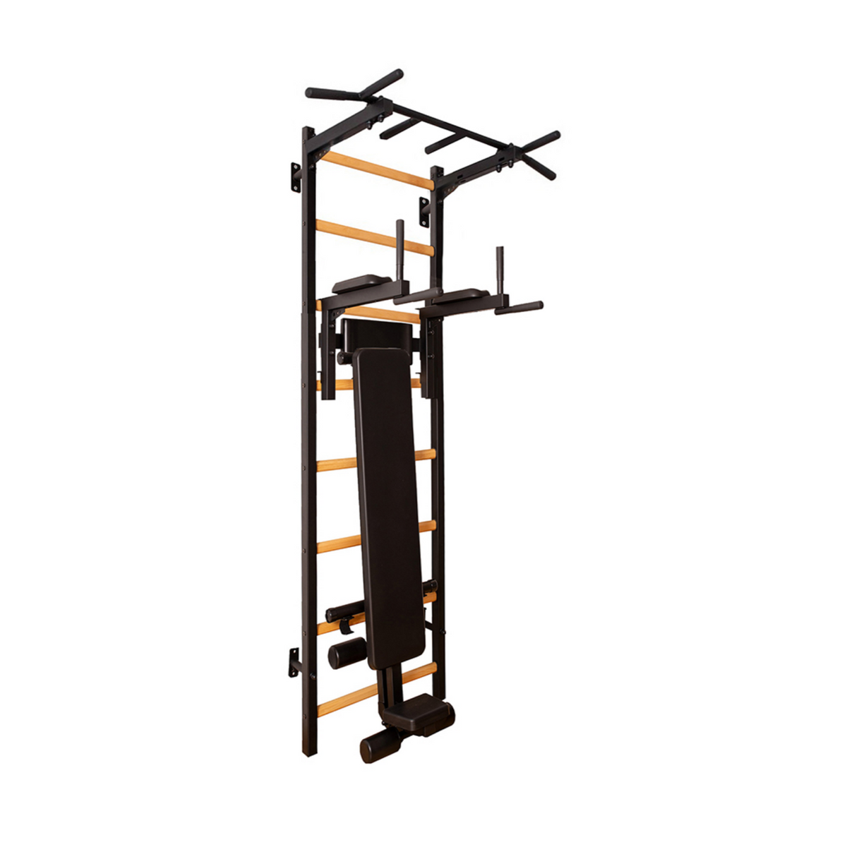 Main view of BenchK 223 Wall Bars &amp; Gymnastic Ladders black version.