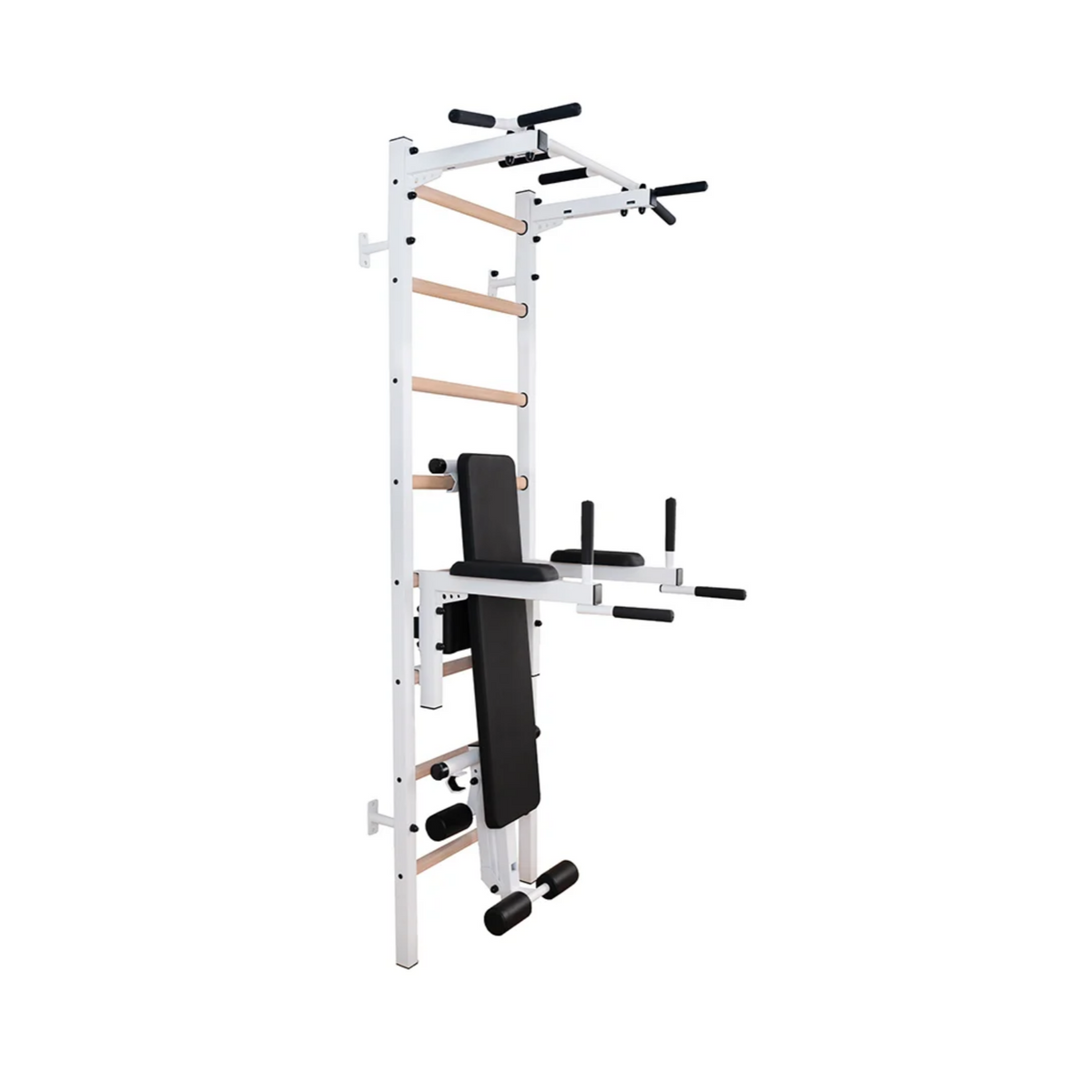 Main view of BenchK 223 Wall Bars &amp; Gymnastic Ladders white version.