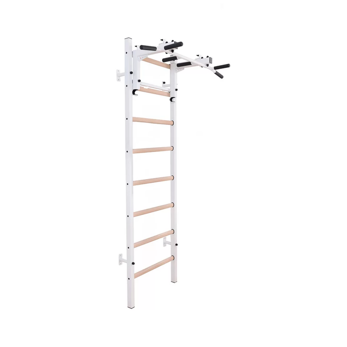 Main view of BenchK 231 Wall Bars &amp; Gymnastic Ladders white version.