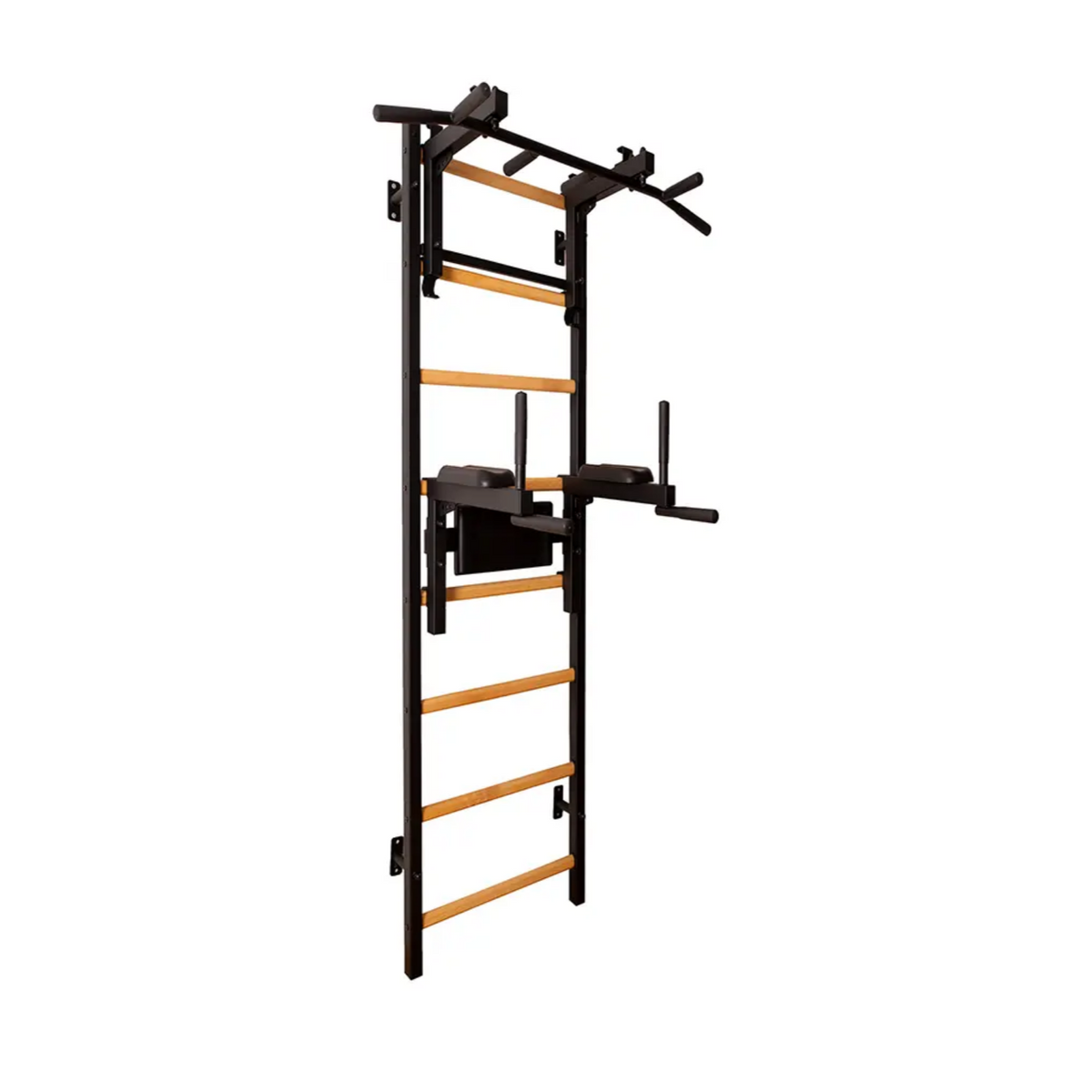 Main view of BenchK 232 Wall Bars &amp; Gymnastic Ladders black version.