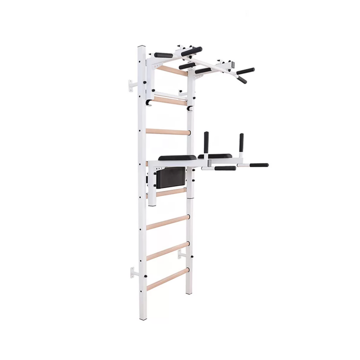 Main view of BenchK 232 Wall Bars &amp; Gymnastic Ladders white version.