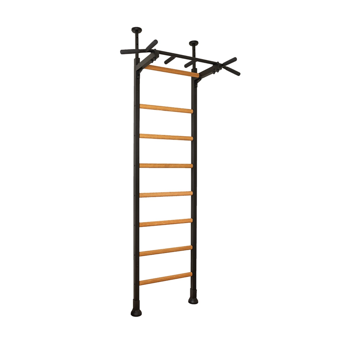 Main view of BenchK 521 Wall Bars and Gymnastic Ladders black version.