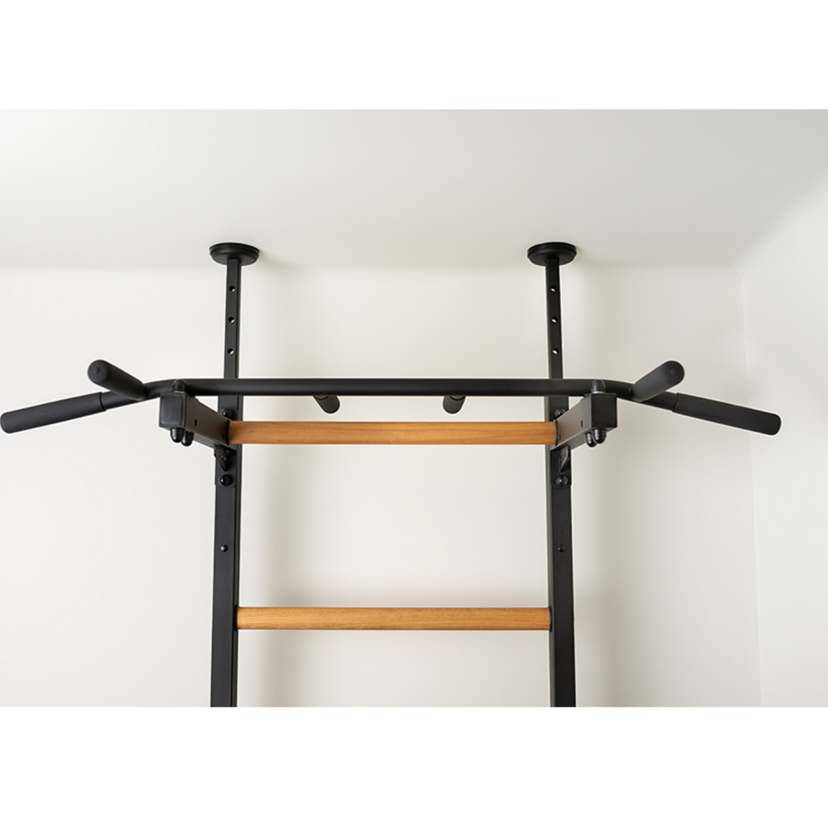 Pull up bar of BenchK 523 Wall Bars and Gymnastic Ladders black version.