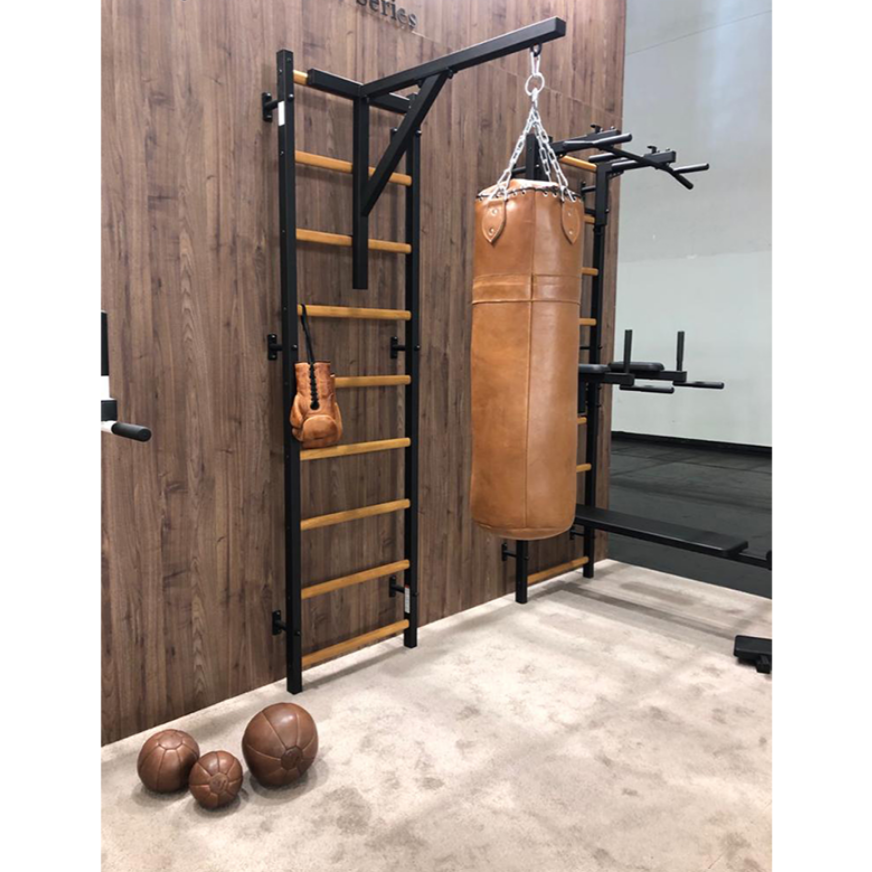 BenchK BBH Punching Bag Holder black version with punching bag.