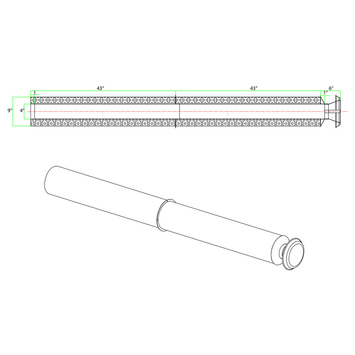 Chimney dimensions of Coasts Wood Burning Sauna Stove and Chimney Kit 16 x 18 x 27 in.