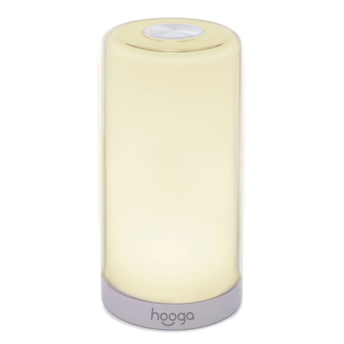 Hooga Green Light Therapy Migraine Relief Lamp with yellow light mode on.