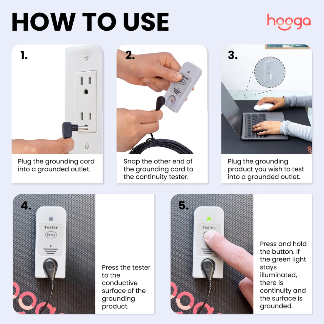 How to use the Hooga Grounding Tester.