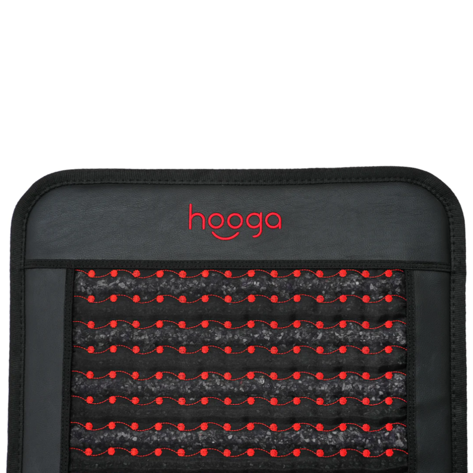 Close-up view of Hooga Infrared Pemf Chair Mat.