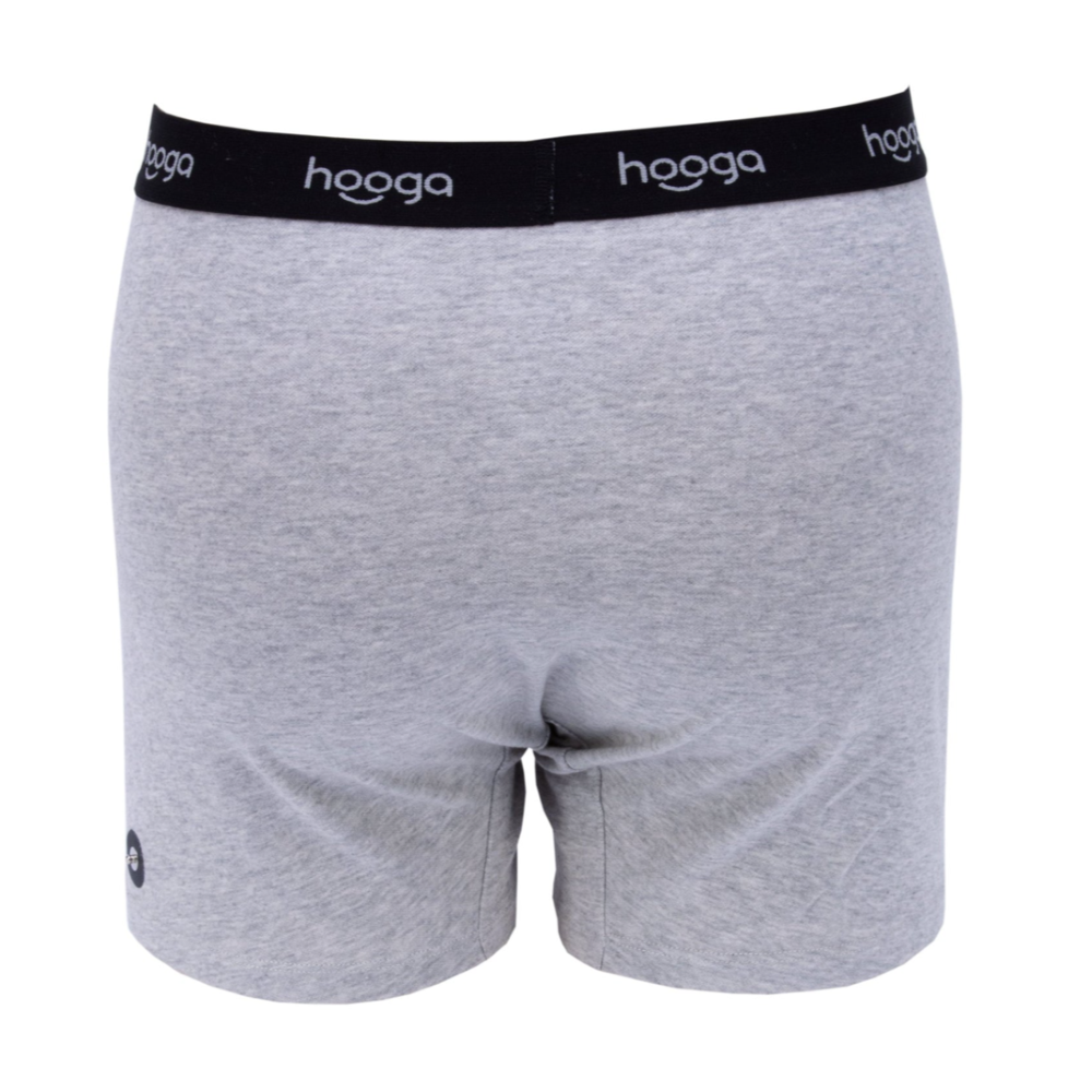 Back view of Hooga Men&#39;s EMF-Shielding Boxer Briefs for grounding.