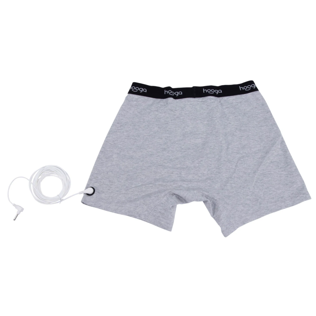 Top view of Hooga Men&#39;s EMF-Shielding Boxer Briefs for grounding.