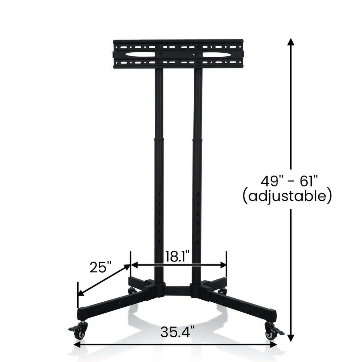 Dimensions of Hooga Red Light Panel Vertical Stand.