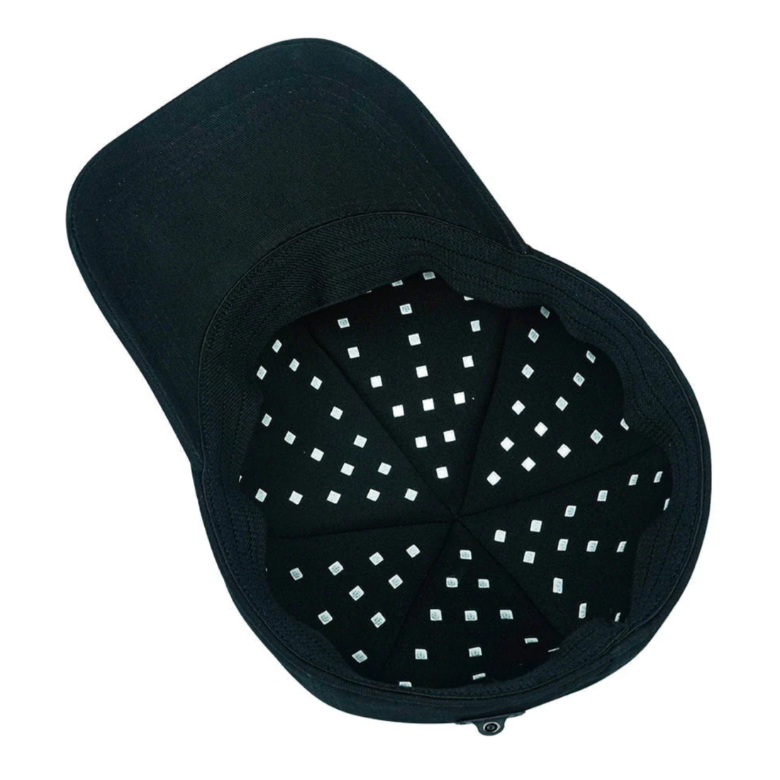 Interior view of Hooga Red Light Therapy Hat.