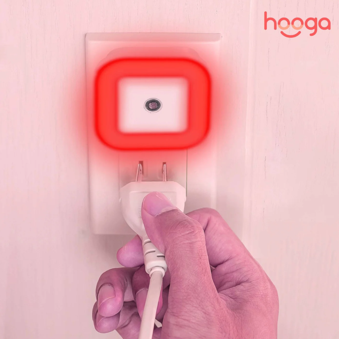 Connection of Hooga Red Plug-in Night Lights 6pk.