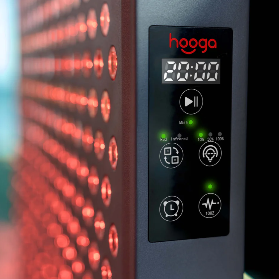 Close-up view of the details of ULTRA1500 Red Light Therapy Panel.