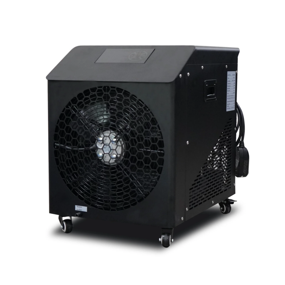 Front view of Kalm KryoSPA 1HP Water Chiller with Heater Model B.