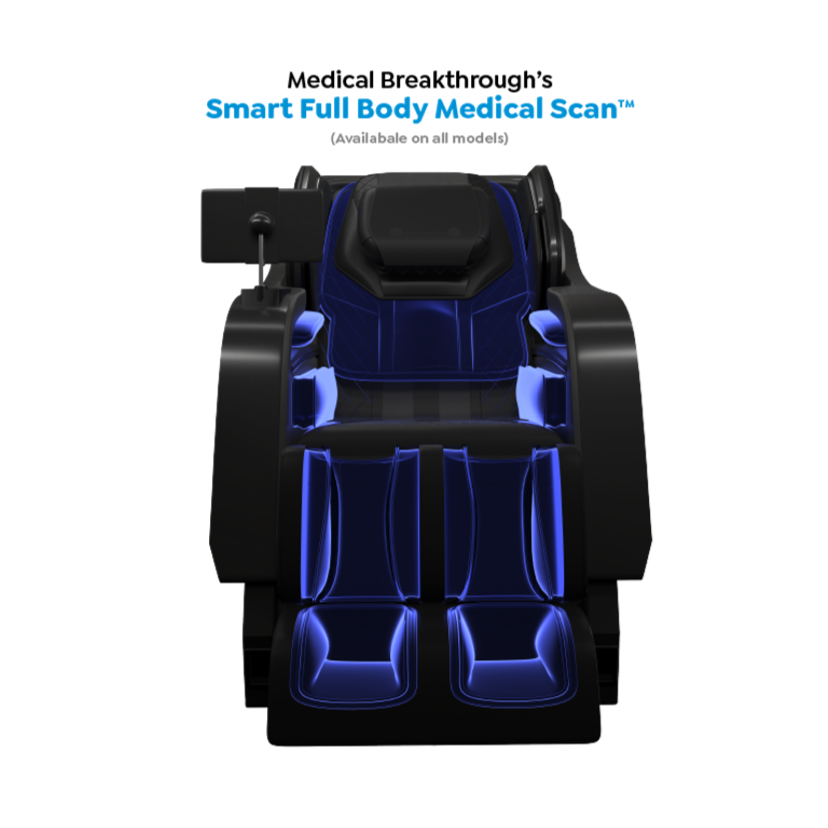 Medical Breakthrough Model 5 Massage Chair smart full body medical scan.