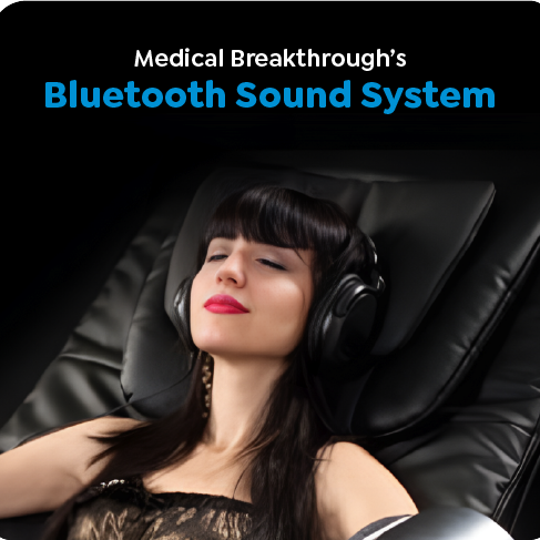 Medical Breakthrough Model 8 Massage Chair Bluetooth sound system.