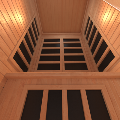 Close-up view of Medical Sauna Medical 4 Infrared Sauna 2 People.