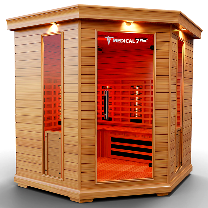 Medical Sauna Medical 7 Plus Infrared Sauna 4-6 People.