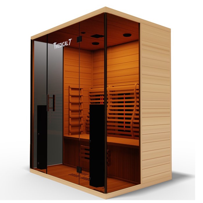 Medical Sauna Medical 7 Ultra Full Spectrum Infrared Sauna 3 People.