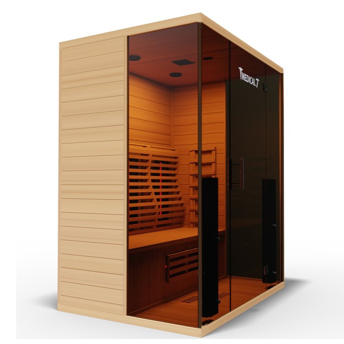 Medical Sauna Medical 7 Ultra Full Spectrum Infrared Sauna 3 People.