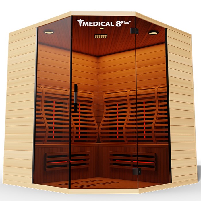 Medical Sauna Medical 8 Plus Ultra Full Spectrum Infrared Sauna 3-4 People.