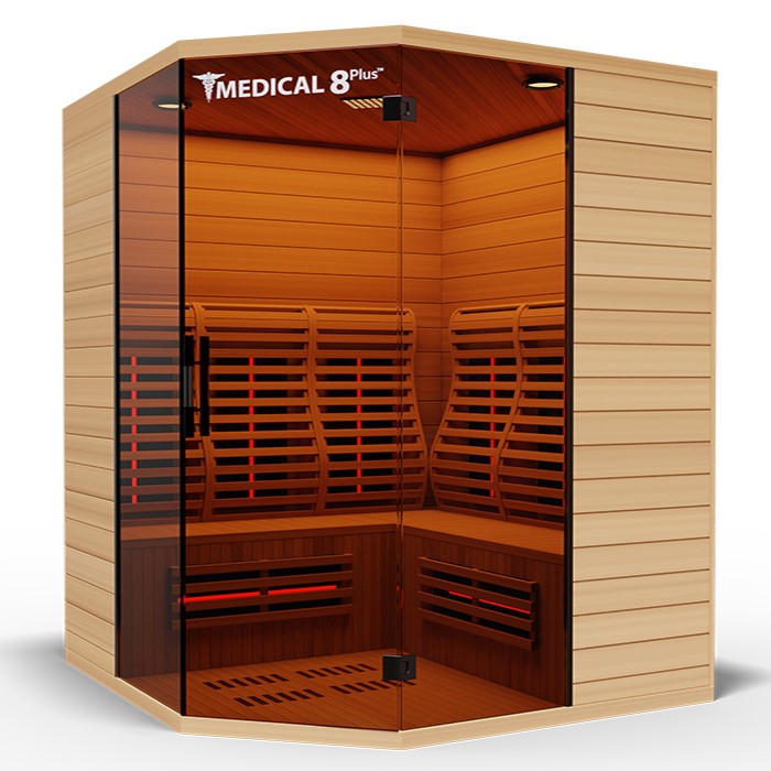 Medical Sauna Medical 8 Plus Ultra Full Spectrum Infrared Sauna 3-4 People.