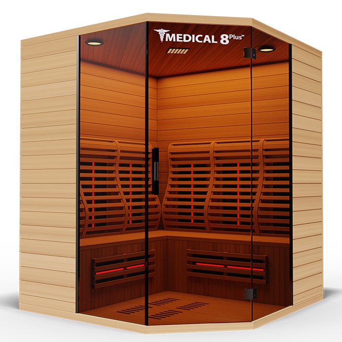 Medical Sauna Medical 8 Plus Ultra Full Spectrum Infrared Sauna 3-4 People.