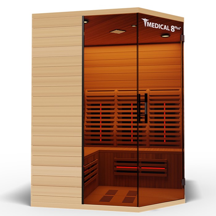 Medical Sauna Medical 8 Plus Ultra Full Spectrum Infrared Sauna 3-4 People.