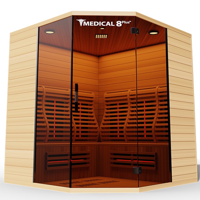 Medical Sauna Medical 8 Plus Ultra Full Spectrum Infrared Sauna 3-4 People.