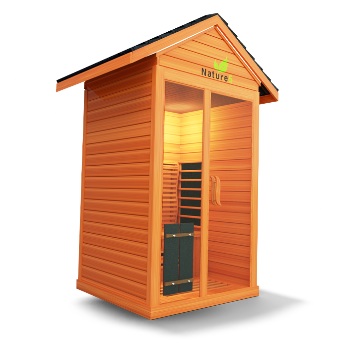 Medical Sauna Nature 5 Infrared Outdoor Sauna 2 People.