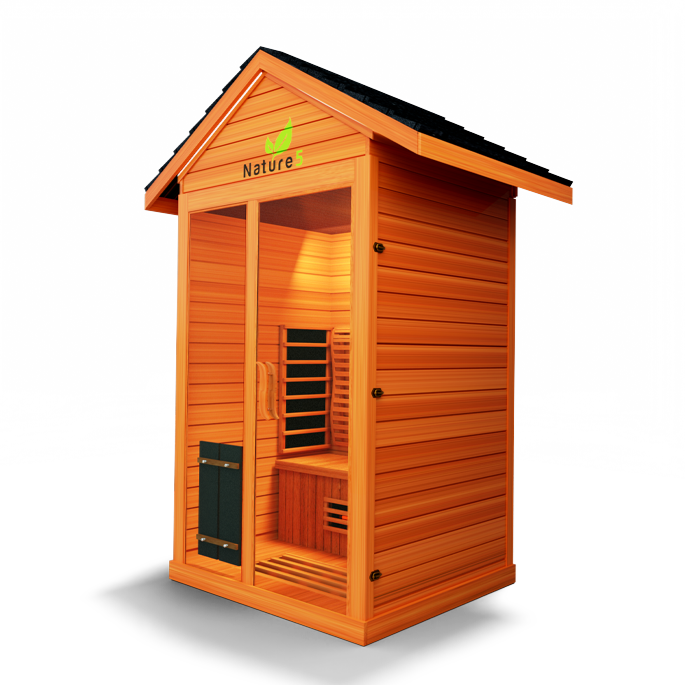 Medical Sauna Nature 5 Infrared Outdoor Sauna 2 People.