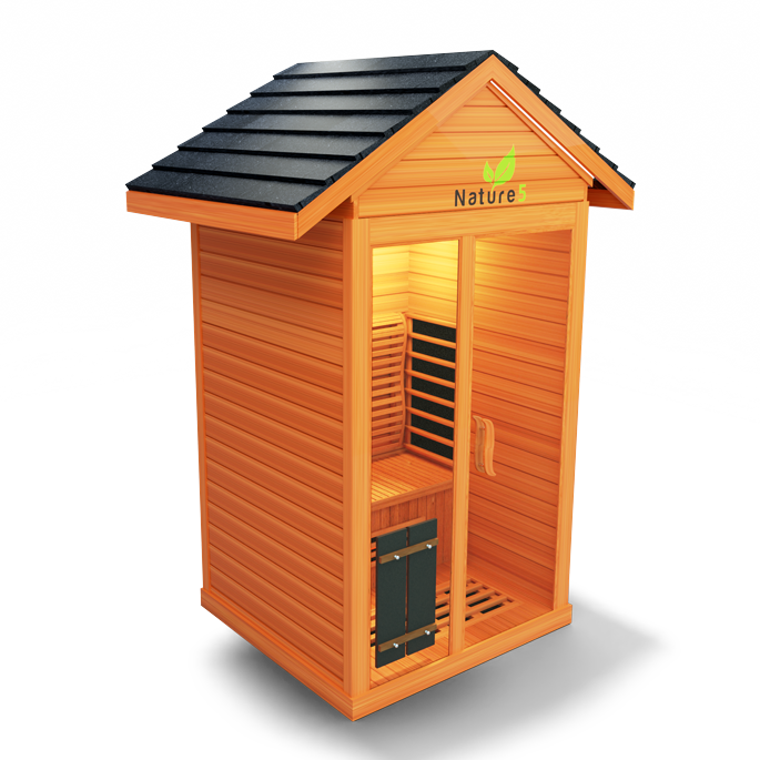 Medical Sauna Nature 5 Infrared Outdoor Sauna 2 People.