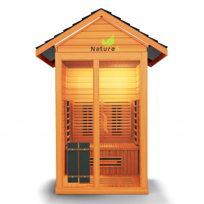 Medical Sauna Nature 5 Infrared Outdoor Sauna 2 People.