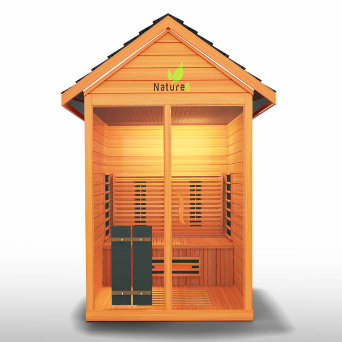 Medical Sauna Nature 6 Infrared Outdoor Sauna 3 People.