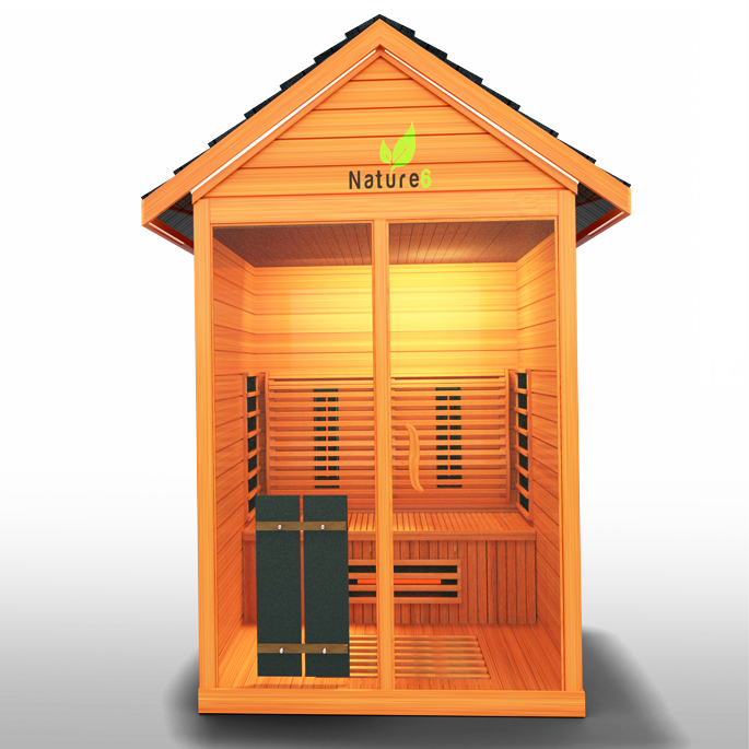 Medical Sauna Nature 6 Infrared Outdoor Sauna 3 People.