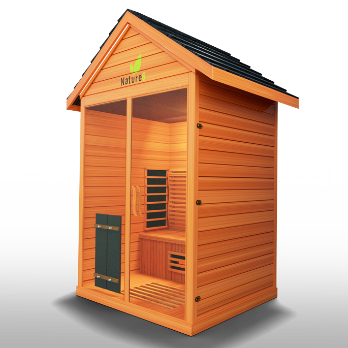 Medical Sauna Nature 6 Infrared Outdoor Sauna 3 People.