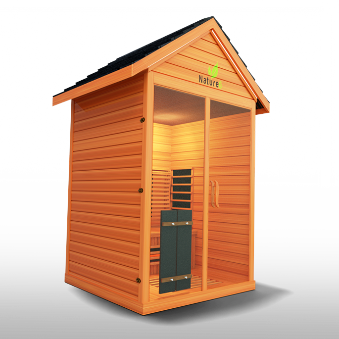 Medical Sauna Nature 6 Infrared Outdoor Sauna 3 People.