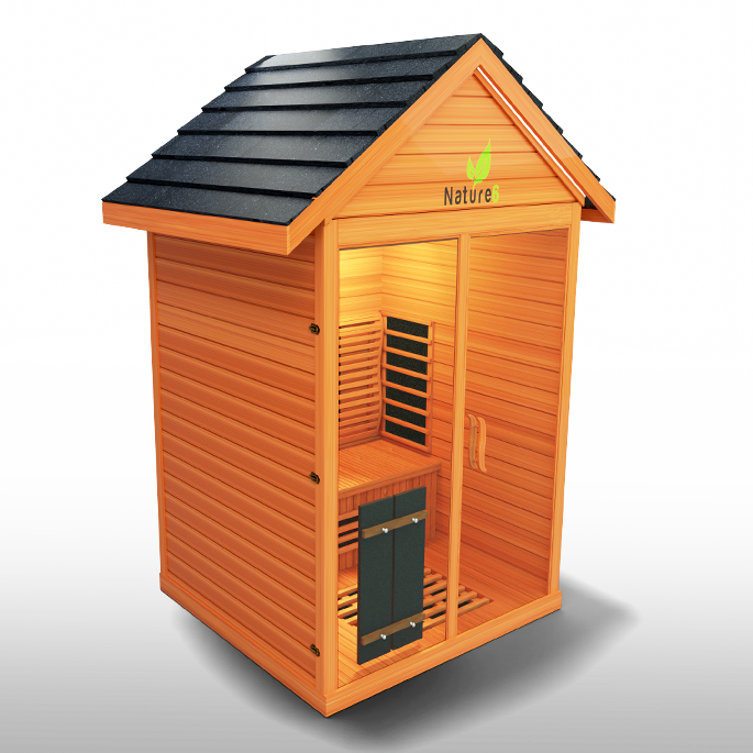 Medical Sauna Nature 6 Infrared Outdoor Sauna 3 People.