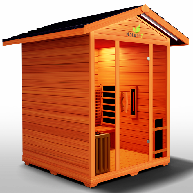 Medical Sauna Nature 7 Infrared Outdoor Sauna 3-4 People.