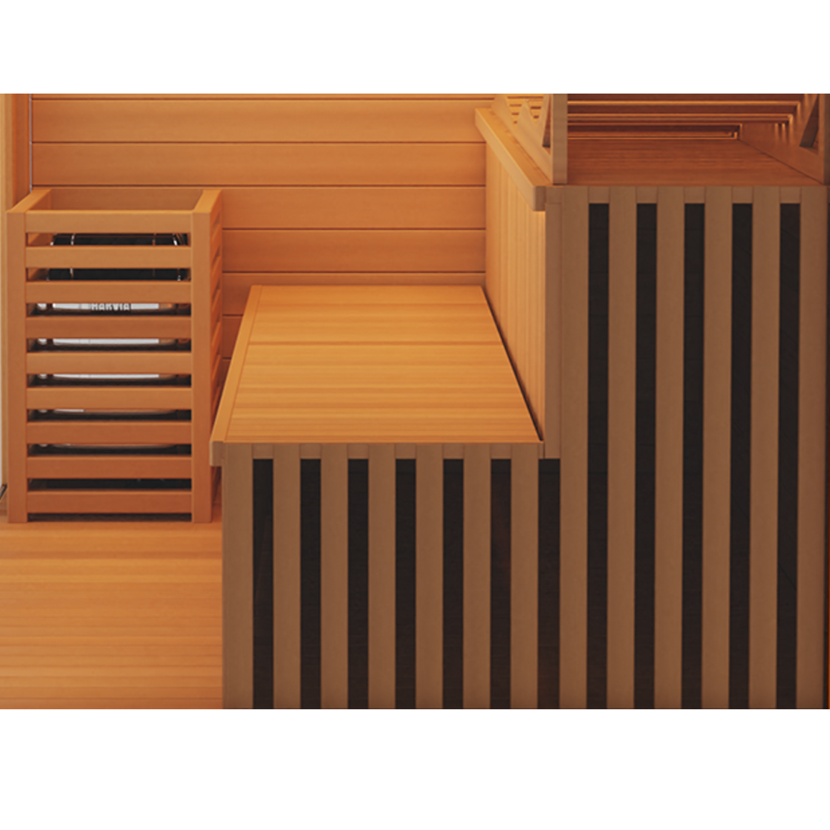 Close-up view of Medical Sauna Traditional 5 Indoor Sauna 2 People.