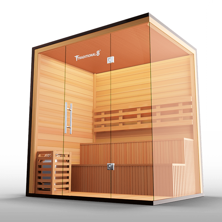 Medical Sauna Traditional 8 Plus Indoor Sauna 3-5 People.