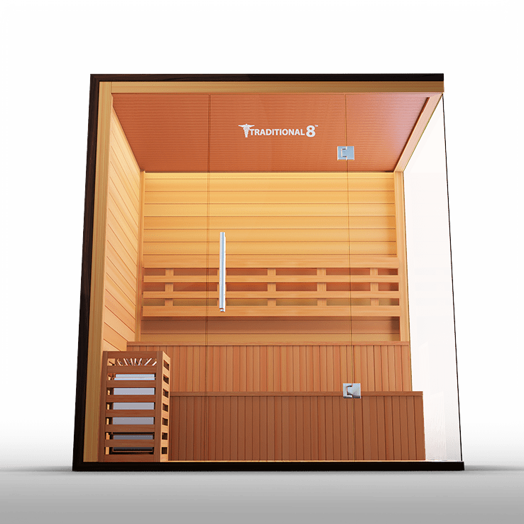 Medical Sauna Traditional 8 Plus Indoor Sauna 3-5 People.