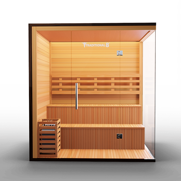 Medical Sauna Traditional 8 Plus Indoor Sauna 3-5 People.