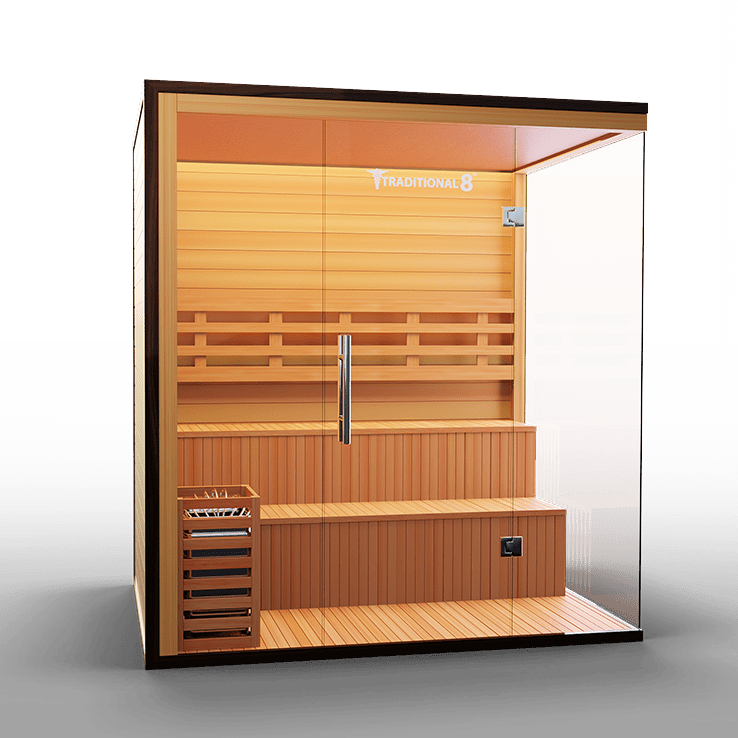 Medical Sauna Traditional 8 Plus Indoor Sauna 3-5 People.