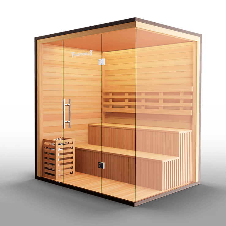 Medical Sauna Traditional 8 Plus Indoor Sauna 3-5 People.